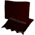 Lace cotton Diamond Stole-Maroon